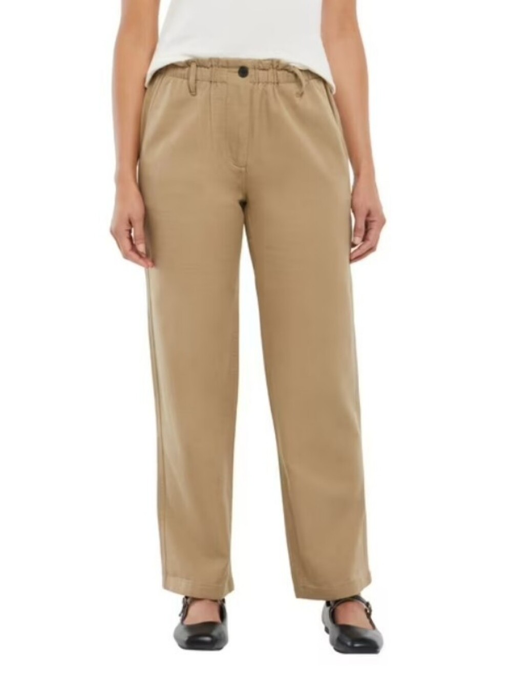 Gap Easy Twill Pants Cream Color NWT Size Medium Retails $89.99